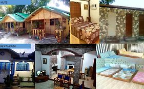 Traditional Filipino Transient House And Huts Near 100 Islands Wharf